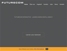 Tablet Screenshot of futurecom.ch